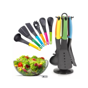Set utensilio silicona X7 pza