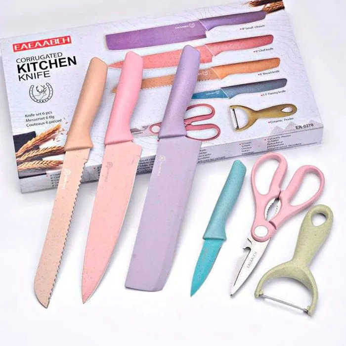 Set de Cuchillos de Cocina Acero Inoxidable - Imagen 2