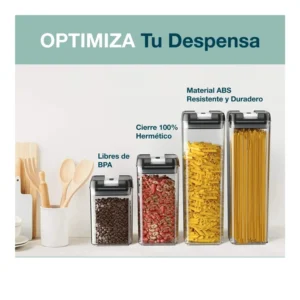 Set Contenedores Herméticos x7 Piezas