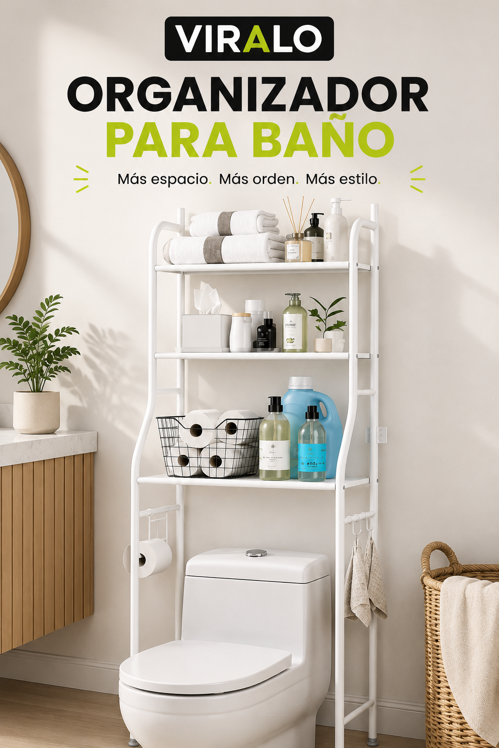 Combo x2: Organizador para Baño + Organizador para Lavadora - Imagen 3