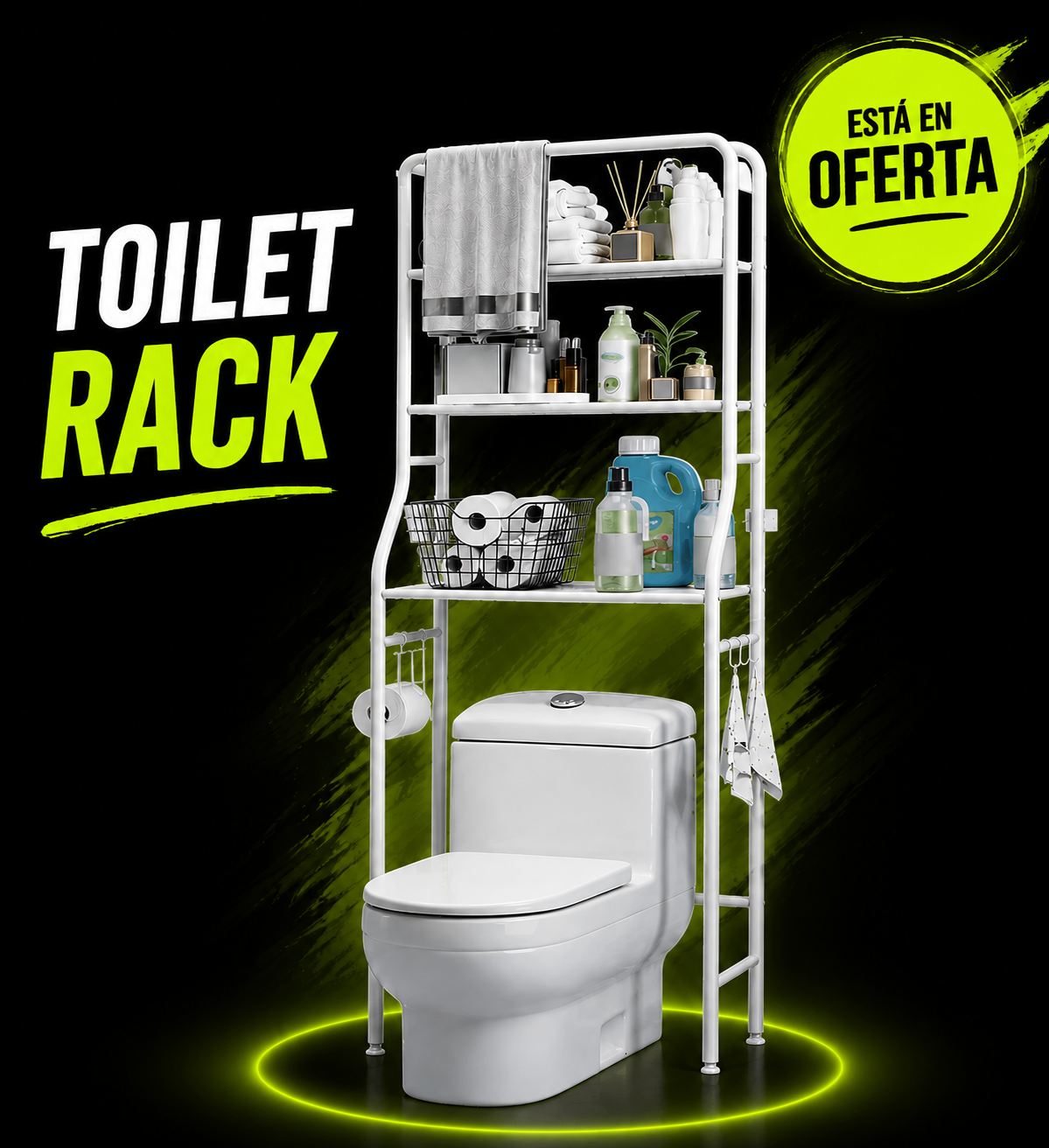 Combo Estante +Organiza de Lavadora+Baño - Imagen 4